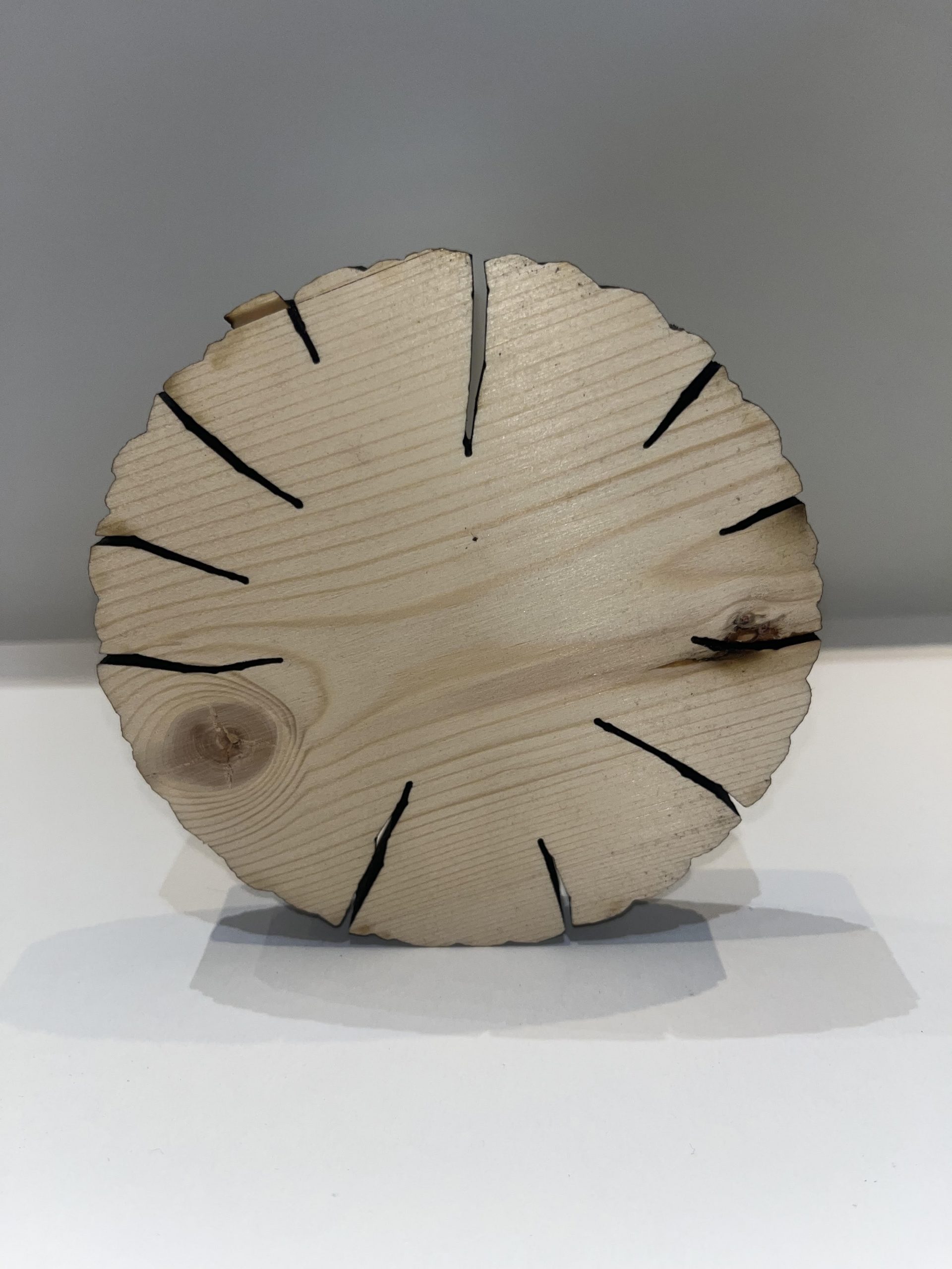 Disque décoratif en bois - Gravure laser – Image 2